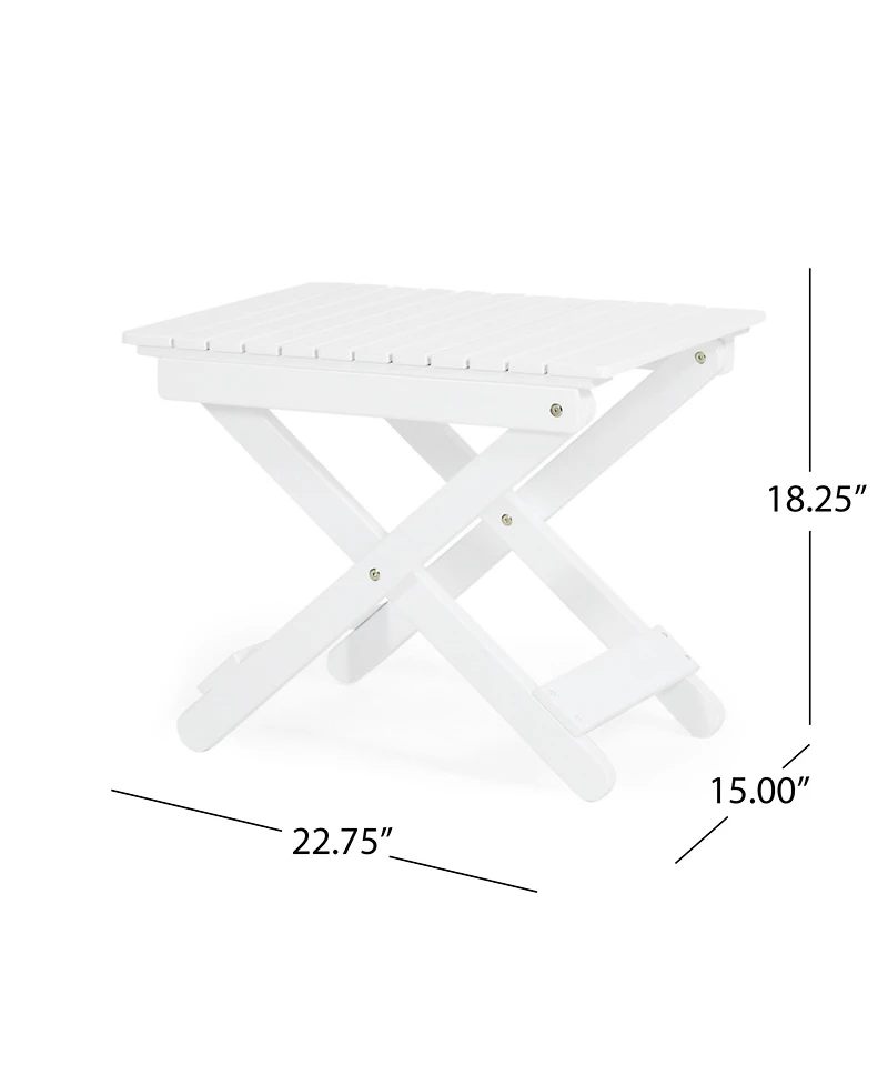 Outdoor Acacia Wood Folding Wooden Side Table