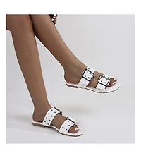 Kyle Double Strap Slide Sandals