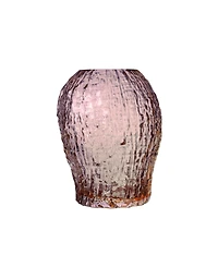 Nude Glass Orange Small Molten Vase