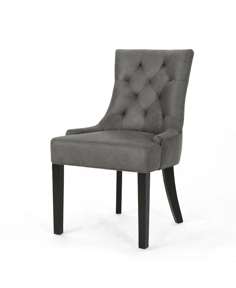 Streamdale Diamond Stitch Slate Dining Chairs