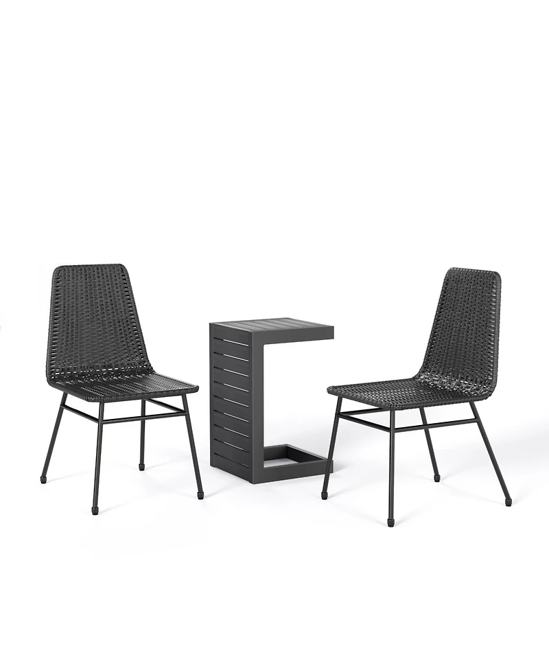 Streamdale Chair(2)+Accent Table