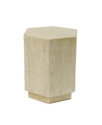 Streamdale Hexagonal Archaistic Side Table