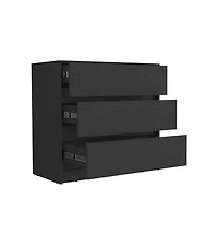 Versatile Three Drawer Dresser for Bedroom and Closet Organization