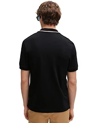 Boss by Hugo Men's Slim-Fit Striped Collar Polo