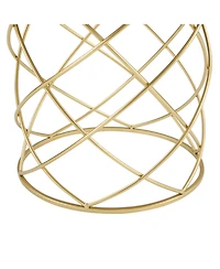 Streamdale Golden Side table (Mdf Top+ Metal Frame)