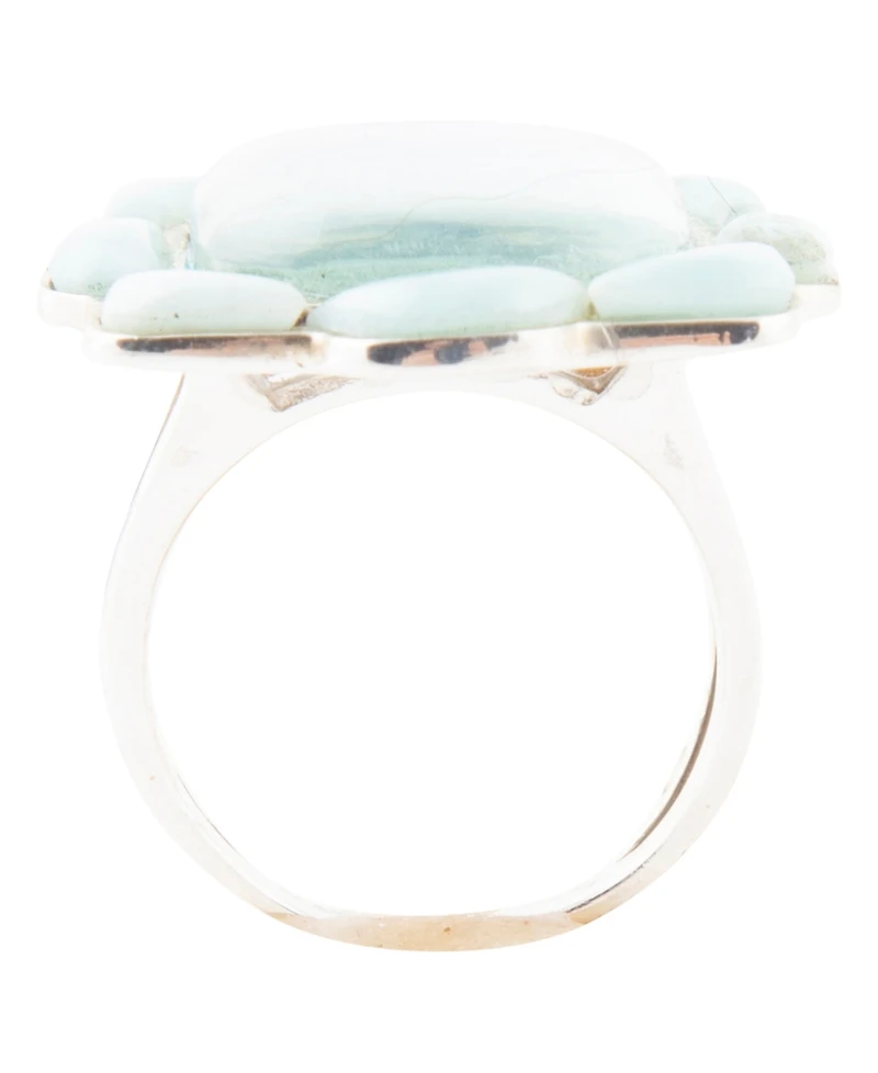 Barse Scenic Beach Blue Larimar and Sterling Silver Ring
