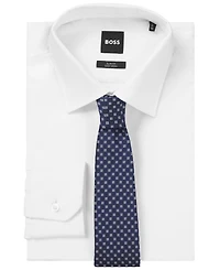 Boss by Hugo Boss Men's Jacquard Pattern Silk-Blend Tie