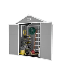 Streamdale Campcraft 6x5 Resin Shed - Waterproof, Uv Proof, Large Storage