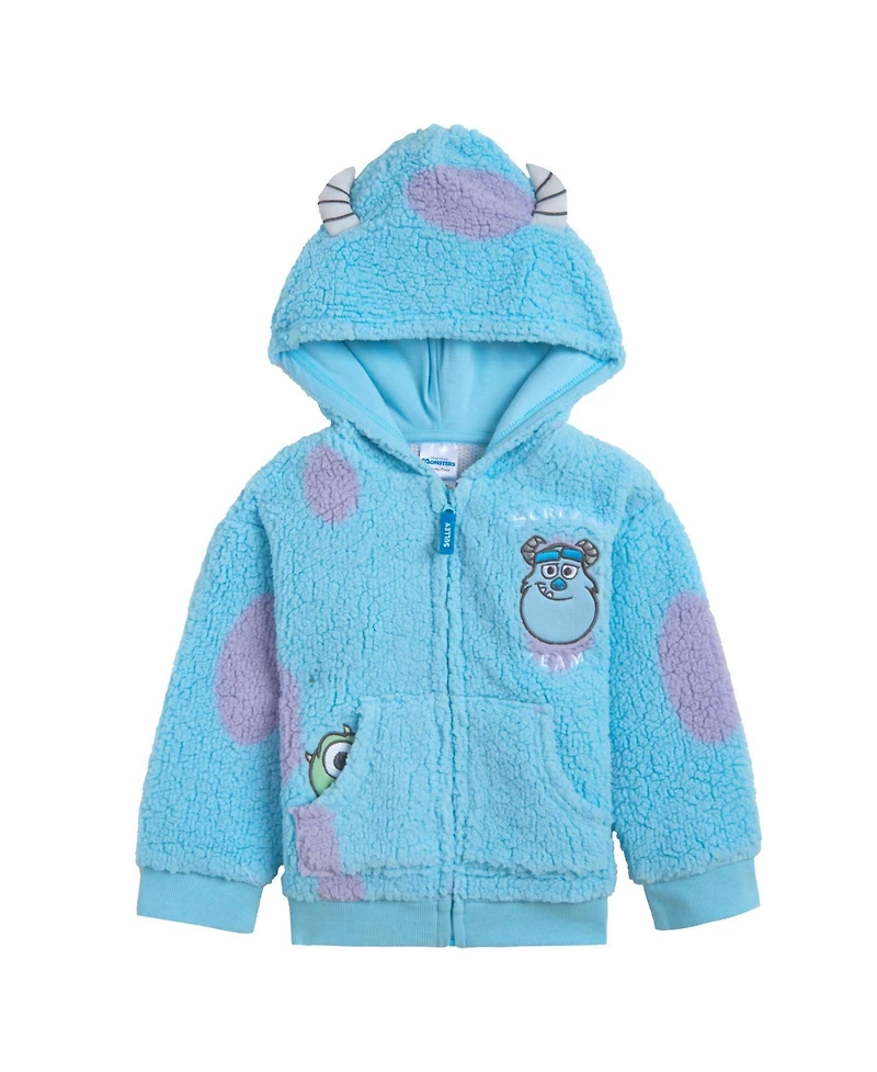Monsters Inc. Little Boys Cosplay Hoodie Cozy Sherpa