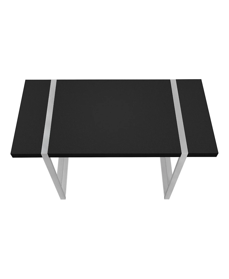 Compact Computer Desk with Sturdy Metal Frame