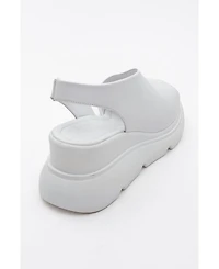 Agusto Leather Platform Sandal (Women)