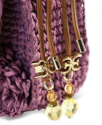 Sam Edelman Phoebe Small Raffia Shoulder Flap Shoulder Bag