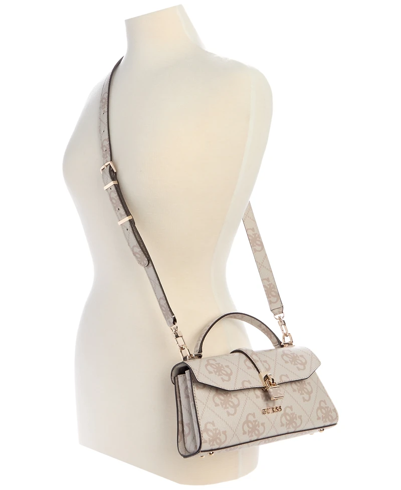 Guess Queensland Top Handle Flap Crossbody Bag