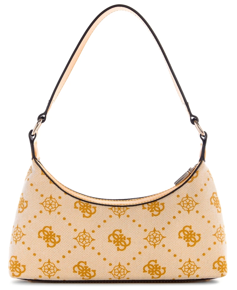 Guess Neda 4G Peony Logo Small Top Zip Shoulder Bag