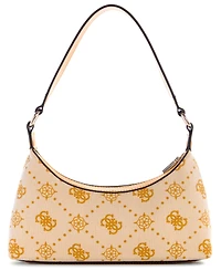 Guess Neda 4G Peony Logo Small Top Zip Shoulder Bag