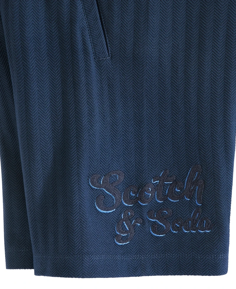 Scotch & Soda Big Boys Knit Herringbone Shorts