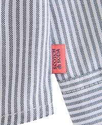 Scotch & Soda Big Boys Graphic Oxford Shirt