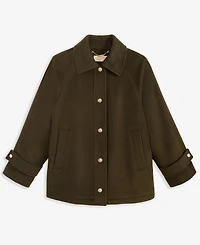 Michael Kors Women's Collared Button-Front Coat, Exclusively at Macy's