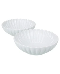 Bia Cordon Bleu Petal Round Serving Bowls, Set of 2