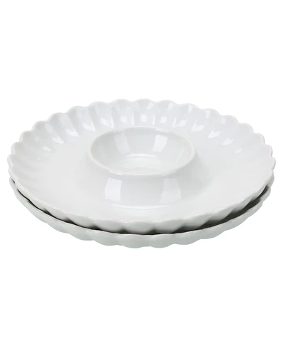 Bia Cordon Bleu Petal Chip and Dip, Set of 2