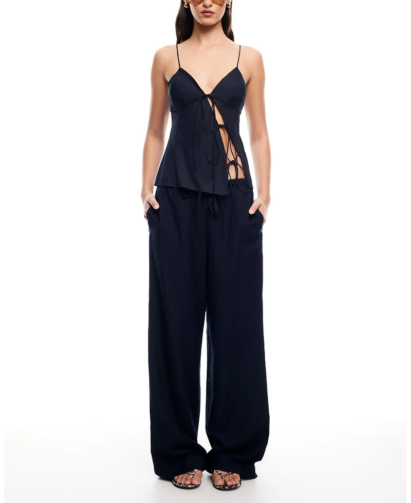Lioness Women's Linen-Blend Idyllic Pants