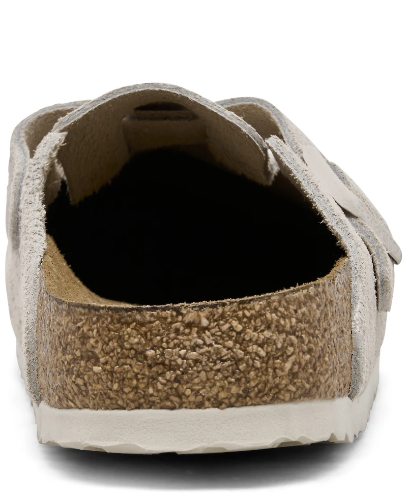 Birkenstock Women's Boston Soft Footbed Suede Leather Clogs from Finish Line