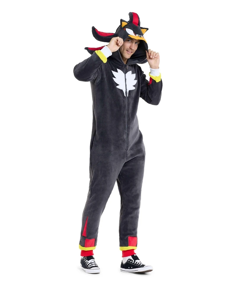 OppoSuits Men's Official Knuckles Union Suit - Sonic the Hedgehog Body for Adults Red