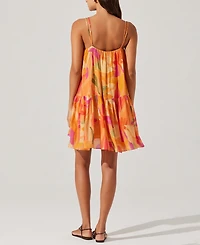 Astr the Label Women's Keala Tie-Front Swing Dress
