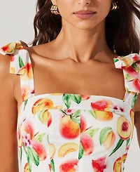 Astr the Label Women's Tinesha Cotton Shoulder-Tie Dress