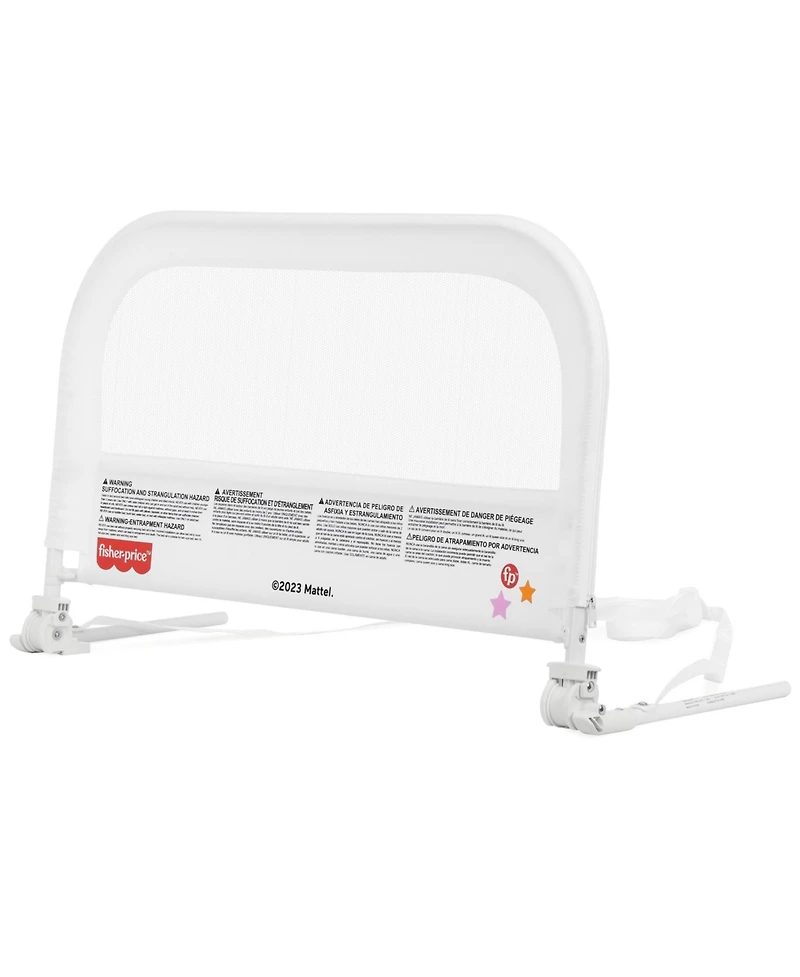 Dream On Me Fisher-Price Little Naps Bed Rail in Gray