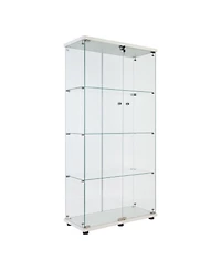 Streamdale Glass Display Cabinet with Led Light