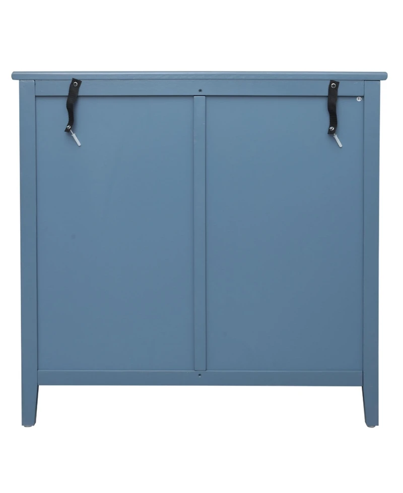 Streamdale 3 Drawer Cabinet,Natural rattan,American Furniture,Suitable for bedroom, living room, study