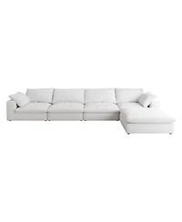 Streamdale Cloud Modular Sectional Sofa, 4-Seater L-Shaped Comfort Couch