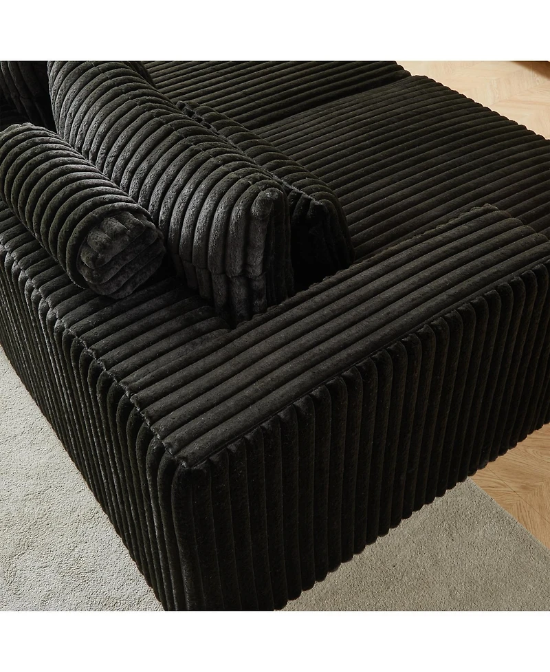 Streamdale 87" Oversized Sectional Chaise, Reclining Sofa Bed