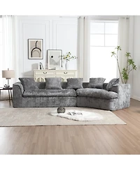 Streamdale Cozy Boucle 3-Seater Sofa for Small Spaces