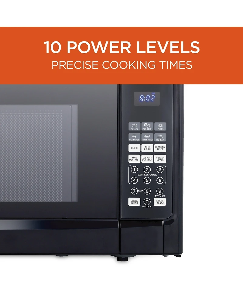 1.4 Cu. Ft. Counter Top Microwave, Black