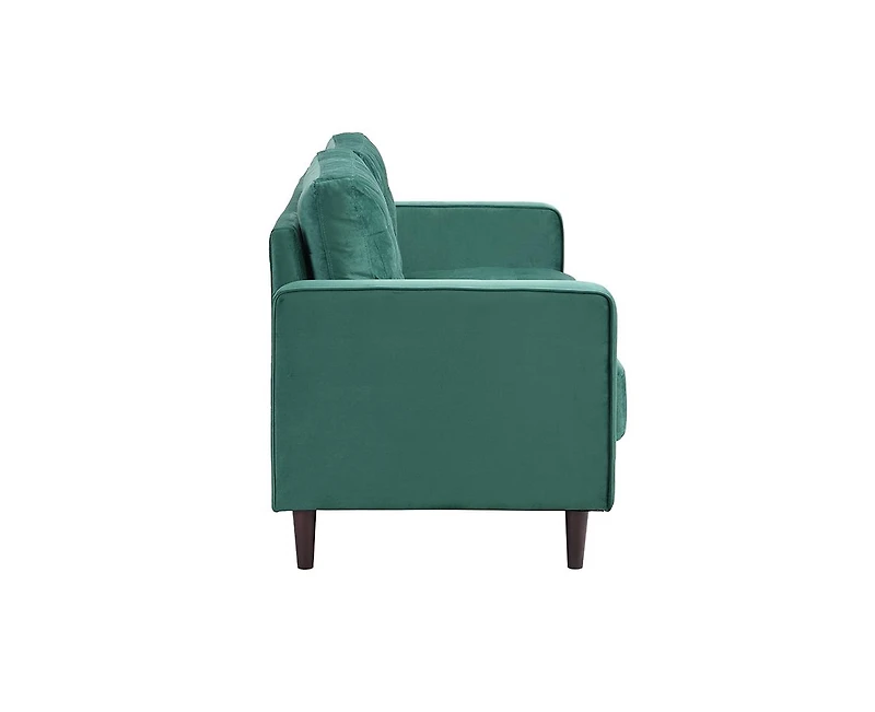 Streamdale 74" Velvet Sofa 3-Seater, Modern, Comfy
