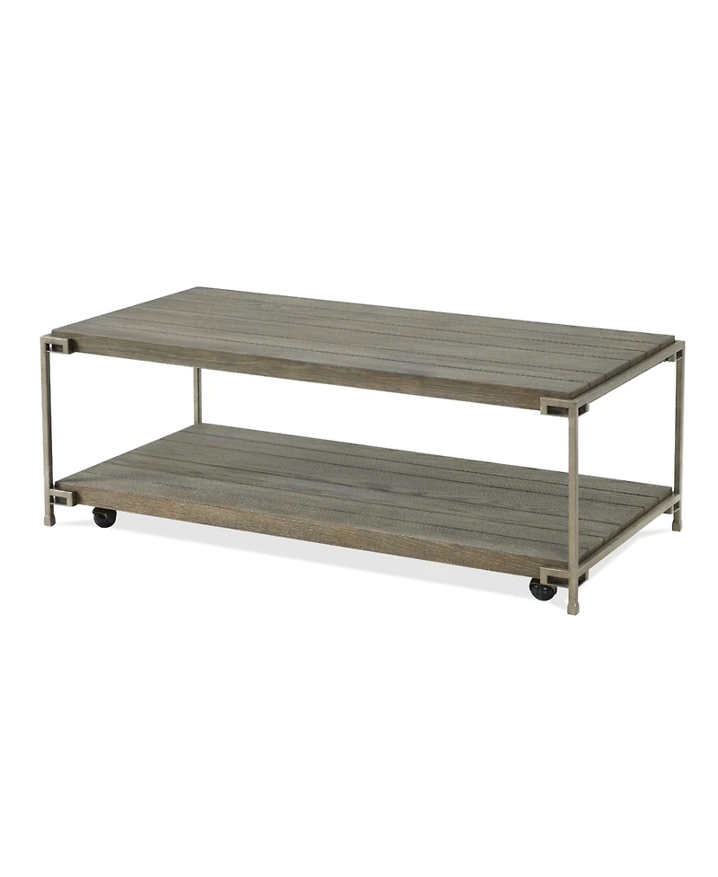 Streamdale Furniture Corbeta 3-Piece Contemporary Coffee & Chairside Table Set in Aged Graphite