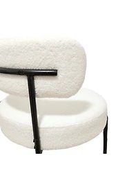 Streamdale White Mid-Century Dining Chairs (Set of 4)