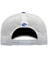 Top of the World Men's Royal/White Boise State Broncos Victory Baseline Adjustable Trucker Hat