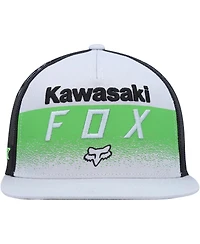 Fox x Kawasaki Men's Gray/Black Snapback Hat