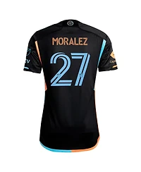 Adidas Men's Maximiliano Moralez Black New York City Fc 2024 24/7 Kit Authentic Player Jersey