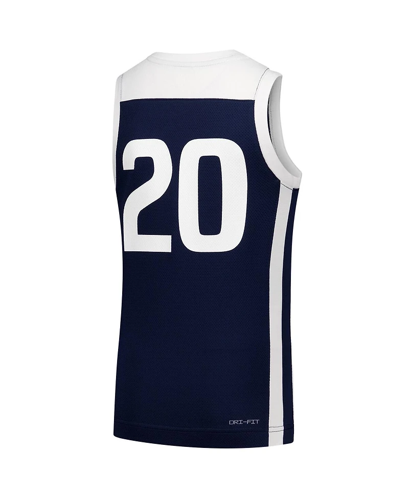 Nike Big Boys and Girls 20 Navy Butler Bulldogs Replica Basketball Jersey