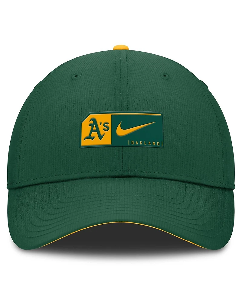Nike Men's Green Oakland Athletics Club Primetime Adjustable Hat