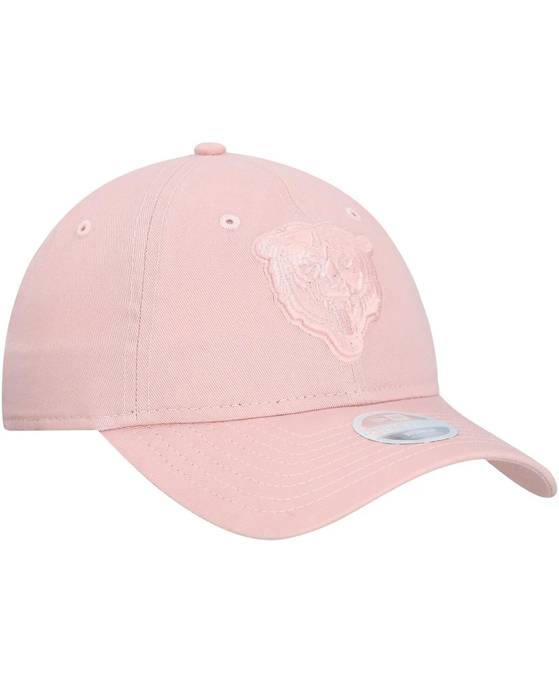 New Era Women's Light Pink Chicago Bears Main 9TWENTY Adjustable Hat