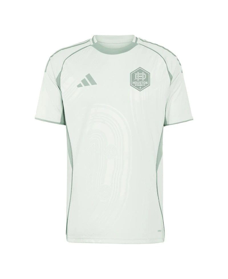 Adidas Men's Light Green Houston Dynamo Fc 2025 One Planet Pre-Match Jersey