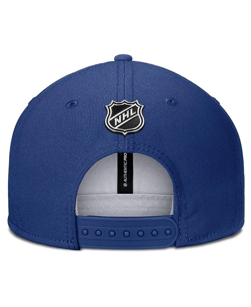 Fanatics Men's Blue Tampa Bay Lightning Authentic Pro Rink Snapback Hat