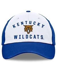Top of the World Men's White/Royal Kentucky Wildcats Heritage Weston Adjustable Hat