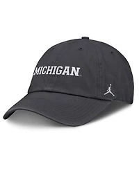 Jordan Men's Anthracite Michigan Wolverines Club Adjustable Hat
