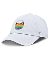 Fanatics Men's White Buffalo Sabres Pride Adjustable Hat